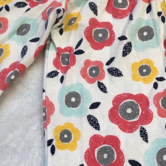 Gymboree Knit One Piece Outfit Baby Size 12-18M Multicolor Floral Print Cotton - Picture 6 of 10